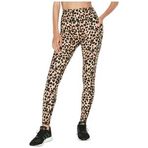 Victoria’s Secret Performance 7/8 Tight Leopard Print Leggings Womens Small